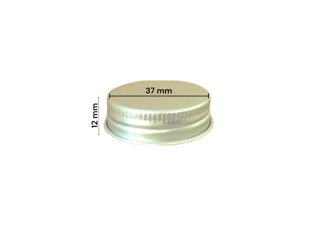 Capac filet borcan 37mm Argintii Capac filet borcan 37mm Argintii